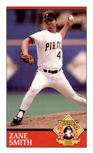 1993 Quintex Pittsburgh Pirates SGA #NNO Zane Smith Front
