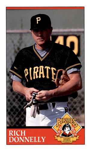 1993 Quintex Pittsburgh Pirates SGA #NNO Rich Donnelly Front