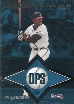 2004 Donruss - Production Line OPS #PL-OPS-3 Gary Sheffield Front