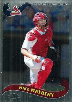 2002 Topps Chrome #4 Mike Matheny Front