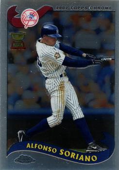 2002 Topps Chrome #95 Alfonso Soriano Front