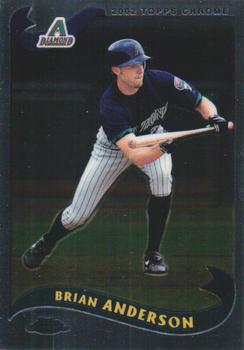 2002 Topps Chrome #177 Brian Anderson Front