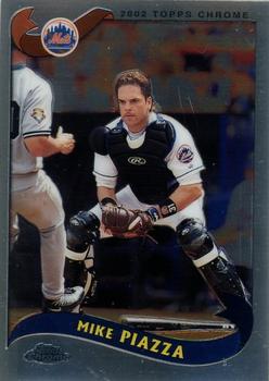 2002 Topps Chrome #490 Mike Piazza Front