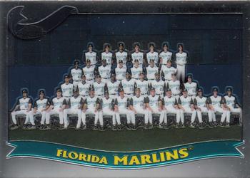 2002 Topps Chrome #652 Florida Marlins Front