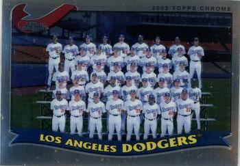 2002 Topps Chrome #655 Los Angeles Dodgers Front