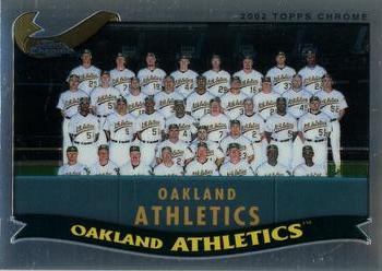 2002 Topps Chrome #661 Oakland Athletics Front