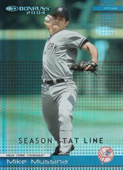 2004 Donruss - Stat Line Season #157 Mike Mussina Front