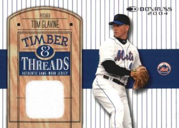 2004 Donruss - Timber & Threads #TT-20 Tom Glavine Front