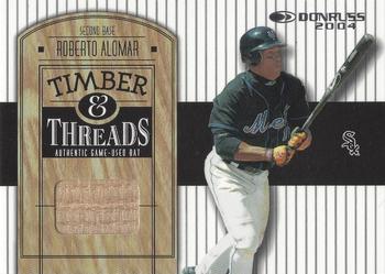 2004 Donruss - Timber & Threads #TT-36 Roberto Alomar Front
