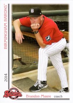 2014 Grandstand Birmingham Barons #NNO Brandon Moore Front