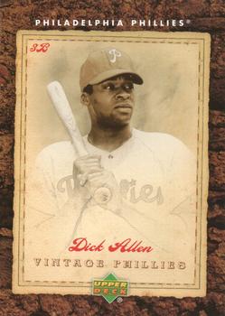 2007 Upper Deck Philadelphia Phillies Alumni Night - Vintage Phillies #VP-3 Dick Allen Front