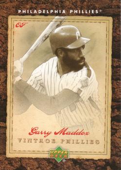 2007 Upper Deck Philadelphia Phillies Alumni Night - Vintage Phillies #VP-7 Garry Maddox Front