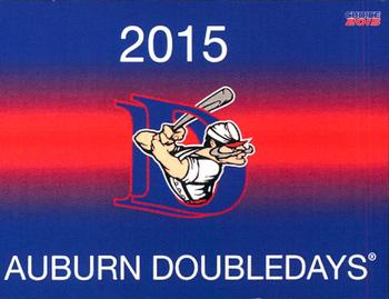 2015 Choice Auburn Doubledays #NNO Header Card Front