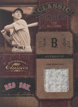2004 Donruss Classics - Classic Singles Jersey #CC-4 Ted Williams Front