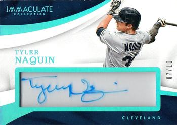 2017 Panini Immaculate Collection - Immaculate Autographs Blue #IA-TN Tyler Naquin Front