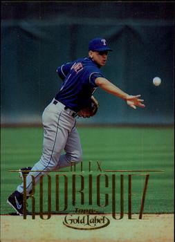 2002 Topps Gold Label #1 Alex Rodriguez Front