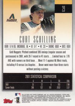 2002 Topps Gold Label #29 Curt Schilling Back
