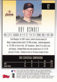 2002 Topps Gold Label #82 Roy Oswalt Back