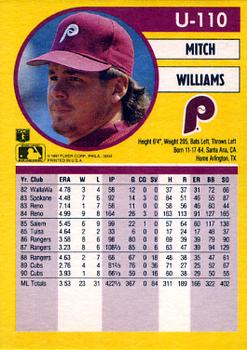 1991 Topps 335 Mitch Williams Values - MAVIN