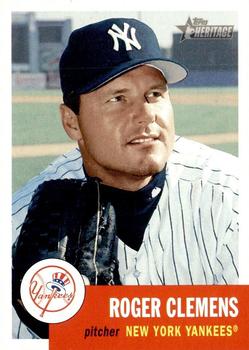 2002 Topps Heritage #6 Roger Clemens Front
