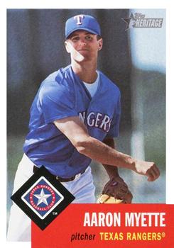 2002 Topps Heritage #65 Aaron Myette Front