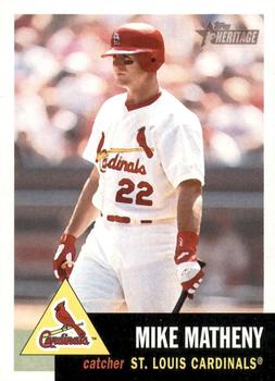 2002 Topps Heritage #72 Mike Matheny Front