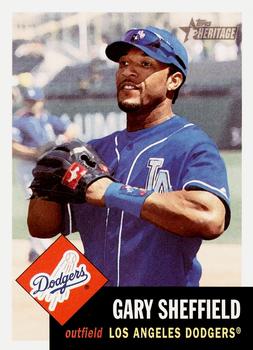 2002 Topps Heritage #197 Gary Sheffield Front