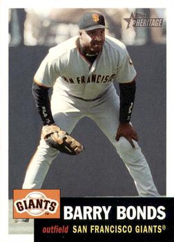 2002 Topps Heritage #244 Barry Bonds Front