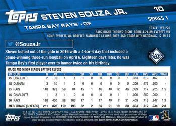 2017 Topps - All-Star Game 2017 #10 Steven Souza Jr. Back