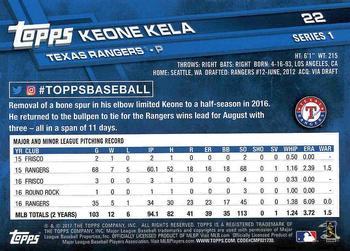 2017 Topps - All-Star Game 2017 #22 Keone Kela Back