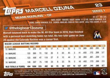 2017 Topps - All-Star Game 2017 #23 Marcell Ozuna Back