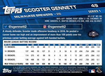 2017 Topps - All-Star Game 2017 #49 Scooter Gennett Back