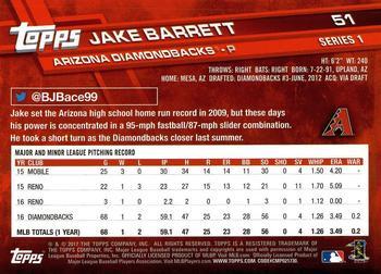 2017 Topps - All-Star Game 2017 #51 Jake Barrett Back