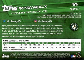 2017 Topps - All-Star Game 2017 #53 Ryon Healy Back