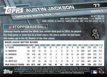 2017 Topps - All-Star Game 2017 #77 Austin Jackson Back