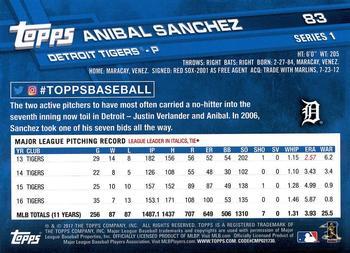 2017 Topps - All-Star Game 2017 #83 Anibal Sanchez Back