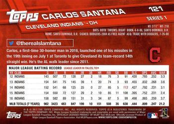 2017 Topps - All-Star Game 2017 #121 Carlos Santana Back