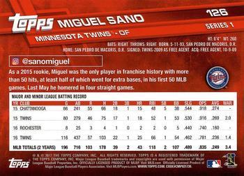 2017 Topps - All-Star Game 2017 #126 Miguel Sano Back