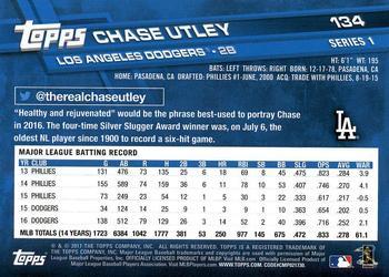 2017 Topps - All-Star Game 2017 #134 Chase Utley Back