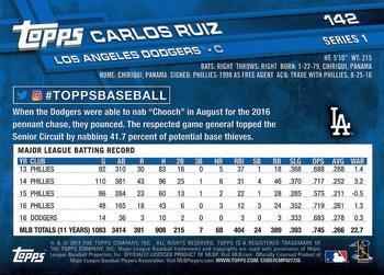 2017 Topps - All-Star Game 2017 #142 Carlos Ruiz Back