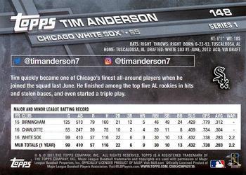 2017 Topps - All-Star Game 2017 #148 Tim Anderson Back