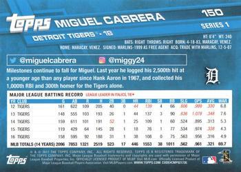 2017 Topps - All-Star Game 2017 #150 Miguel Cabrera Back
