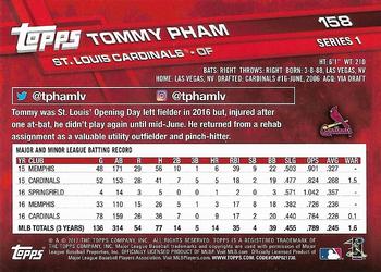 2017 Topps - All-Star Game 2017 #158 Tommy Pham Back