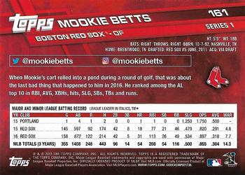 2017 Topps - All-Star Game 2017 #161 Mookie Betts Back