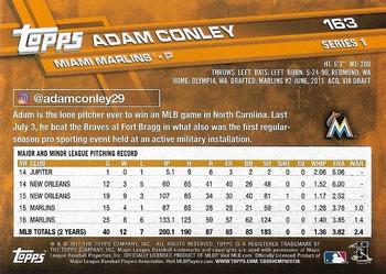 2017 Topps - All-Star Game 2017 #163 Adam Conley Back