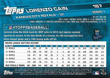 2017 Topps - All-Star Game 2017 #167 Lorenzo Cain Back