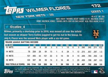 2017 Topps - All-Star Game 2017 #172 Wilmer Flores Back