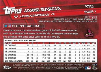 2017 Topps - All-Star Game 2017 #176 Jaime Garcia Back