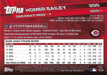 2017 Topps - All-Star Game 2017 #200 Homer Bailey Back