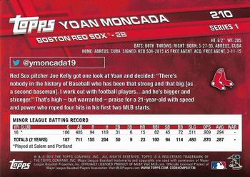 2017 Topps - All-Star Game 2017 #210 Yoan Moncada Back
